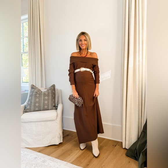 Splendid Dresses & Skirts - Splendid Off The Shoulder Sweater Dress